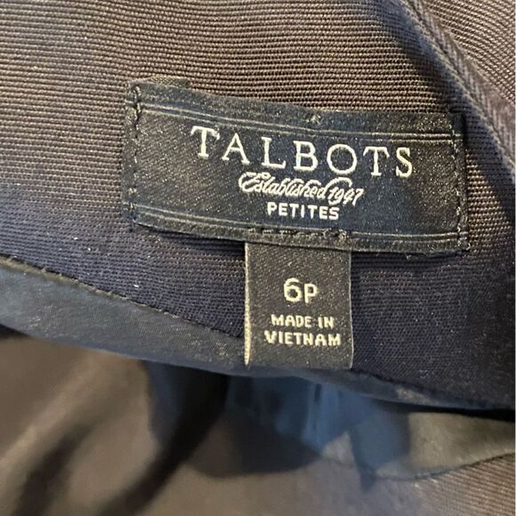 Talbots Black Sleeveless Sheath Dress Size 6P - Picture 5 of 5